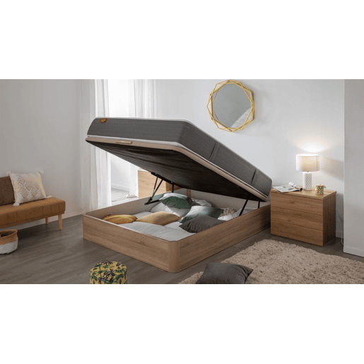 Colchão DREAMLIGHT 8K PIKOLIN molas fio contínuo Normablock com sommier wengué 140x190cm