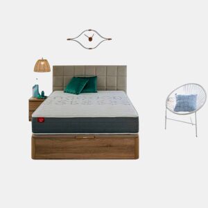 Colchão SKYLIGHT 8 K PIKOLIN de espuma Adaptex y branco 180x200cm