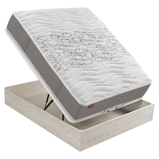 Colchão SKYLIGHT 8 K PIKOLIN espuma Adaptex com sommier glaciar 90x190cm