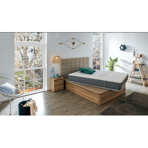 Colchão SKYLIGHT 8 K PIKOLIN espuma Adaptex com sommier natural 180x200cm