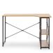 Mesa de escritorio Juani 2 estantes negro Mesa de escritorio Juani 2 estantes negro Negro