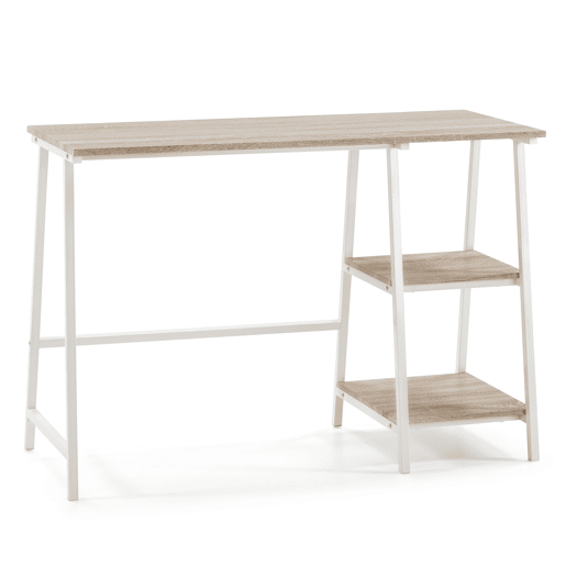 Mesa de escrita Lisboa Branco, 105 x 47 x 75 cm