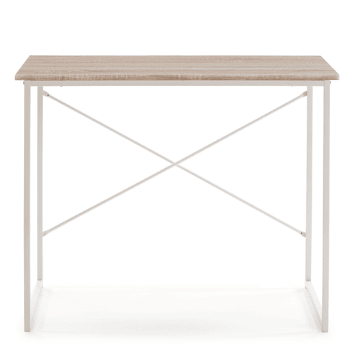 Mesa de escrita Cáceres Branco, 90 x 50 x 74 cm