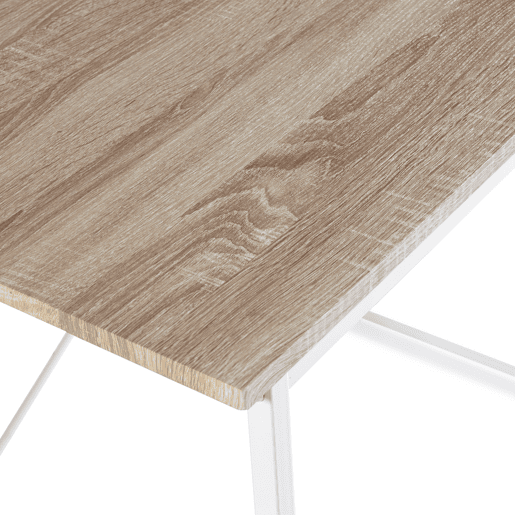 Mesa de escrita Cáceres Branco, 90 x 50 x 74 cm