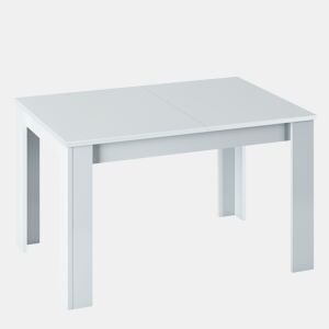 Mesa extensível Fani Cor branca, Mesa de jantar, 140190 (L) 90 (P) 78 (A) cm