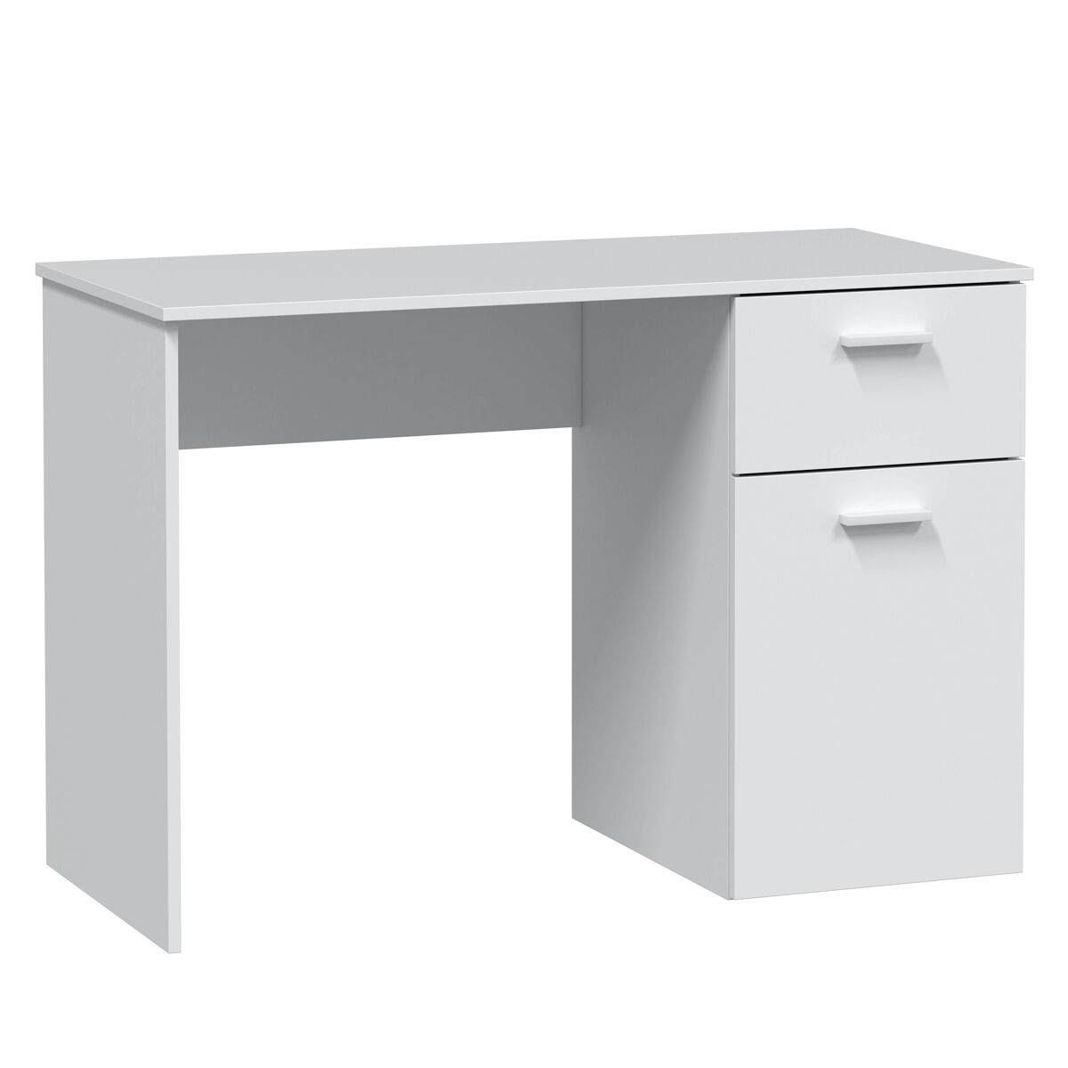Mesa de escritorio Huelva 1 puerta 1 cajón blanco