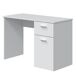 Mesa de escritorio Huelva 1 puerta 1 cajón blanco Mesa de escritorio Huelva 1 puerta 1 cajón blanco Blanco