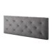 Cabecero tapizado Milan Gris 140 Cabecero tapizado Milan Gris 140 Gris