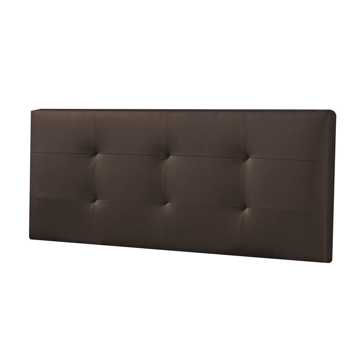 Cabecero tapizado Carla 160x60 cm 140 Chocolate