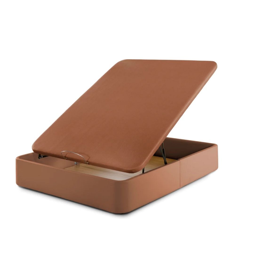 Canapé polipiel deluxe marron 140x190 cm