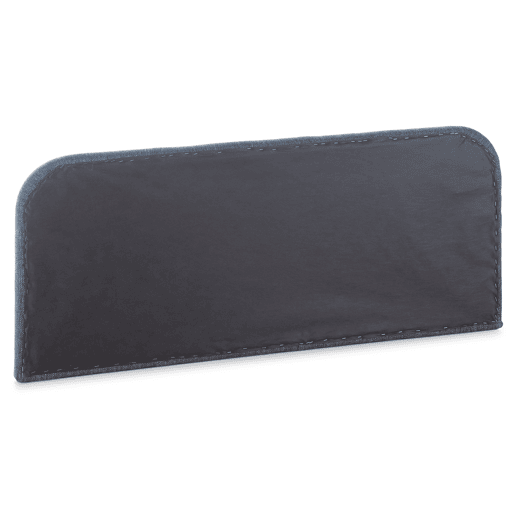 Cabeceira Estofada Saona 140x60 cm Cor Azul, Almofadada com Espuma, para Cama de 135 cm, Com Botões, Espessura de 8 cm, Inclui Ferragens para Pendurar