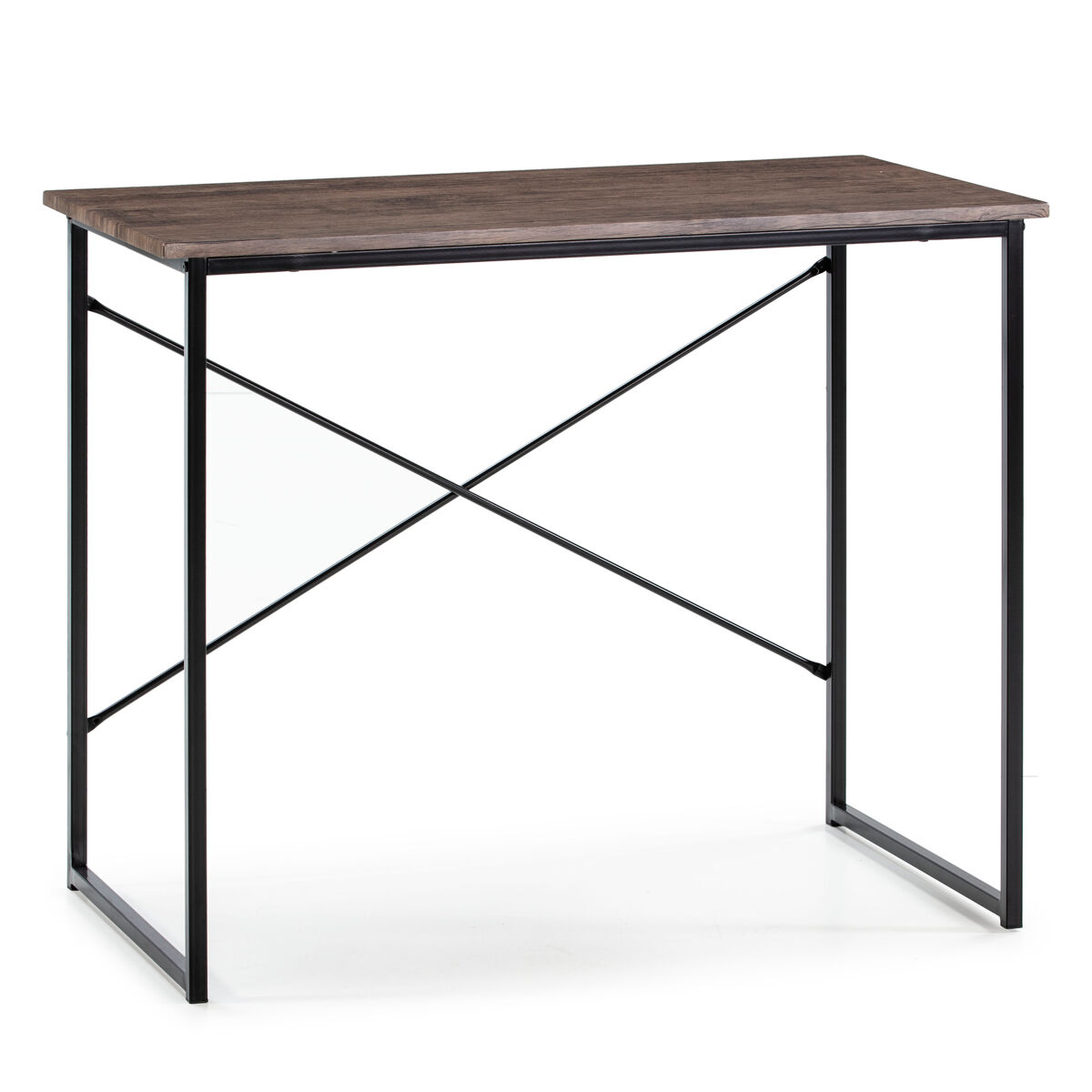 Mesa de escritorio cáceres negro, 90 x 50 x 74 cm