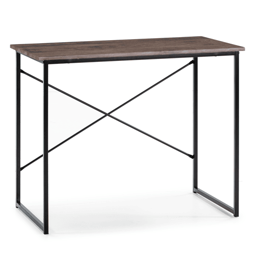 Mesa de secretária Cáceres Preto, 90 x 50 x 74 cm