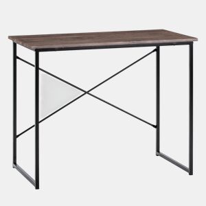 Mesa de secretária Cáceres Preto, 90 x 50 x 74 cm
