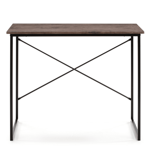 Mesa de secretária Cáceres Preto, 90 x 50 x 74 cm