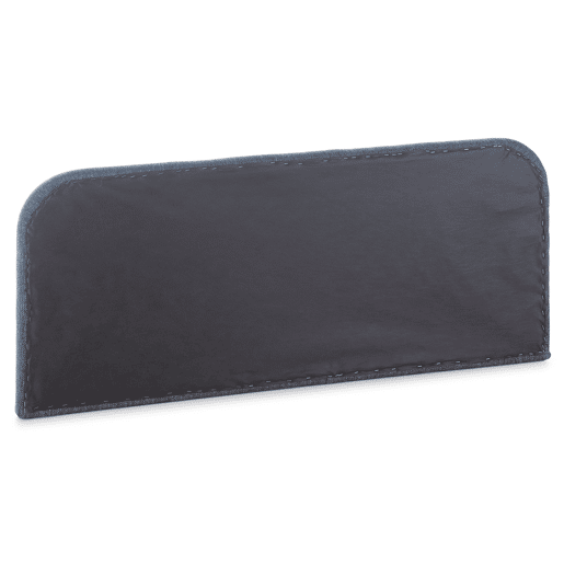 Cabeceira estofada Saona 160x60 cm Azul, acolchoada com espuma, botões acolchoados, 8 cm de espessura, incluindo ferragens para pendurar