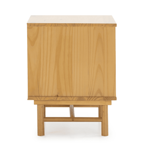 Mesa de cabeceira Magnus 1 gaveta, madeira maciça, 40 cm (L) 40 cm (P) 40 cm (P) 52 cm (A)