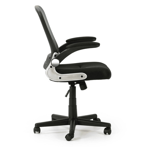 Cadeira de escritório Cosmos Lift and Recliner com encosto em grelha, preta