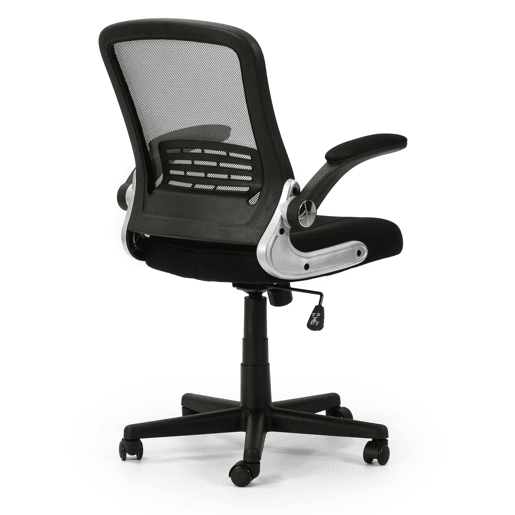 Cadeira de escritório Cosmos Lift and Recliner com encosto em grelha, preta