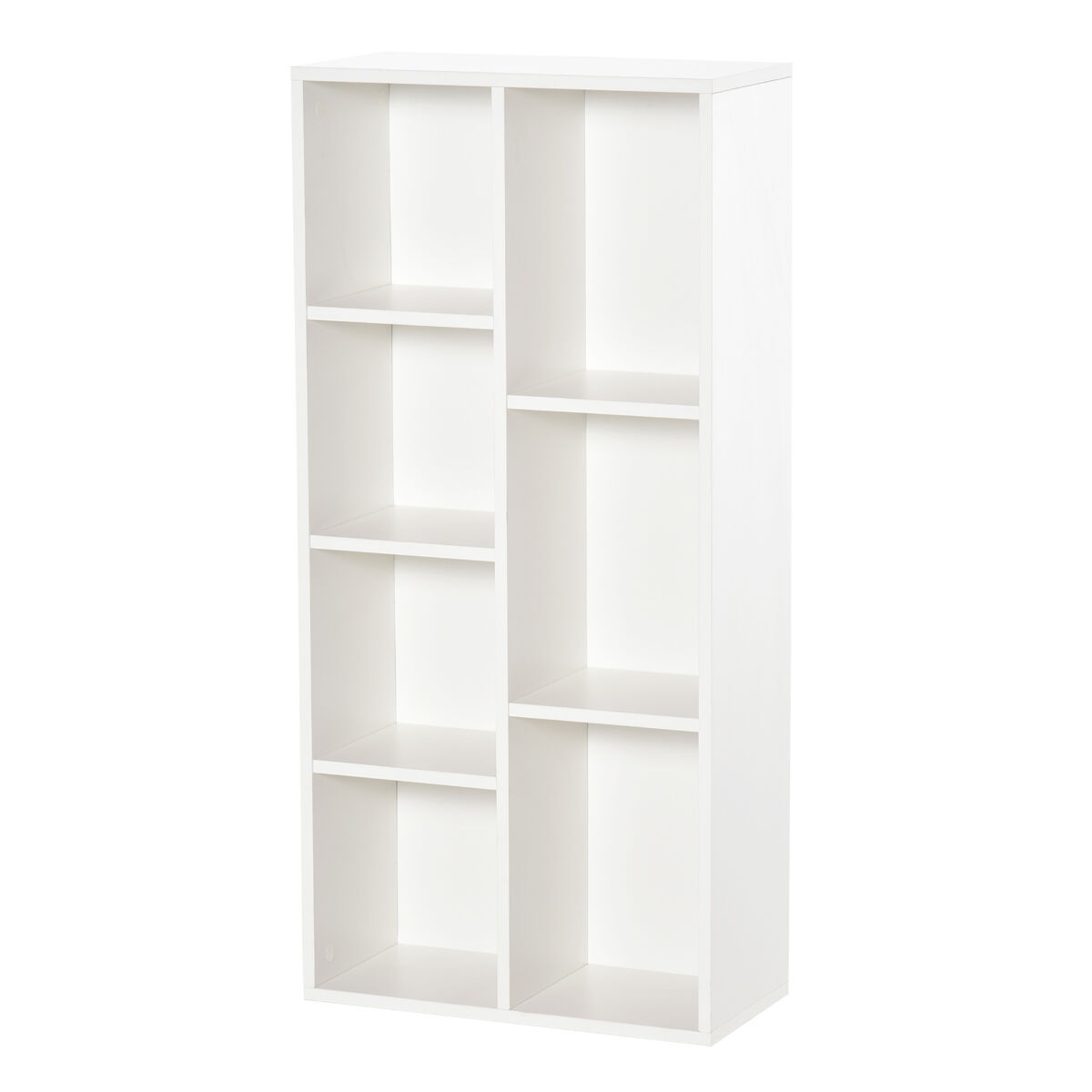 Estantería para Libros Melamina de Madera HOMCOM 50 Blanco