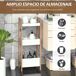 Estantería de Baño MDF, Bambú HOMCOM, hogar - baño 275 Estantería de Baño MDF, Bambú HOMCOM, hogar - baño 275 Multicolor