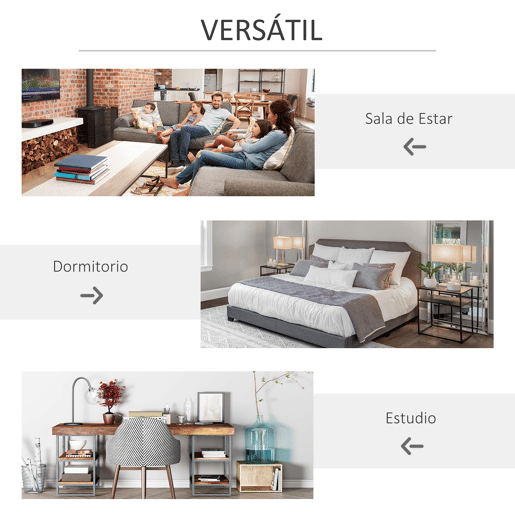 HOMCOM Estante para Livros de 3 Níveis Estante de Madeira com 9 Compartimentos Estante Modular 91,5x29,5x91,5 cm Branco