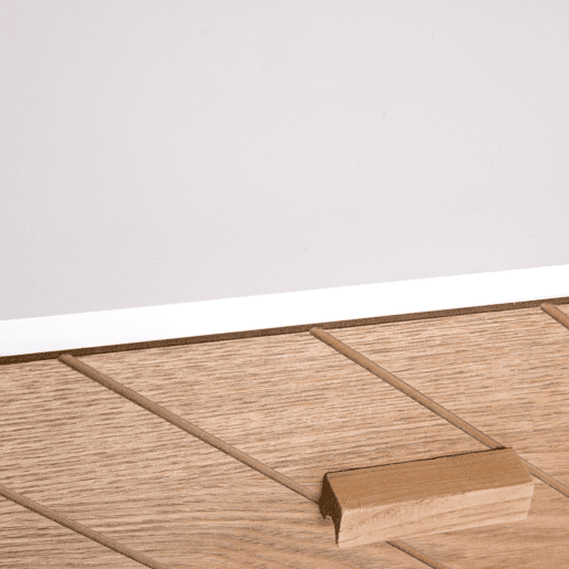HOMCOM Mesa de Cabeceira com 4 Gavetas Mesa de Cabeceira com Espaço de Armazenamento para Dormitório 40x30x75 cm Branco e Madeira