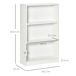 Estantería HOMCOM, oficina - muebles de oficina 62 Estantería HOMCOM, oficina - muebles de oficina 62 Blanco