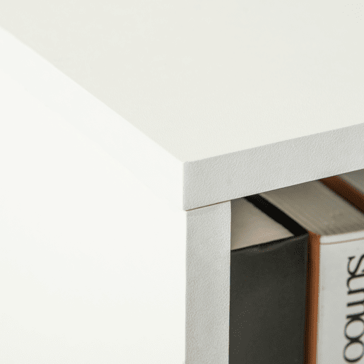 HOMCOM Estante para Livros com 3 Compartimentos de Armazenamento Livros Plantas para Sala de Estar Estúdio Dormitório 62,2x24x102,4cm Branco