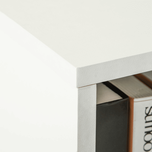 HOMCOM Estante para Livros com 3 Compartimentos de Armazenamento Livros Plantas para Sala de Estar Estúdio Dormitório 62,2x24x102,4cm Branco