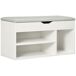 Banco Zapatero HOMCOM, hogar - muebles de recibidor 80 Banco Zapatero HOMCOM, hogar - muebles de recibidor 80 Blanco