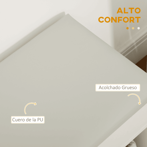 HOMCOM Sapateira com Assento Acolchoado para Entradas e Salões com 1 Gaveta e Prateleira de MDF 80x30x43cm Carga Máxima 120 kg Branco