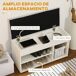Banco Zapatero HOMCOM, hogar - muebles de recibidor 80 Banco Zapatero HOMCOM, hogar - muebles de recibidor 80 Blanco
