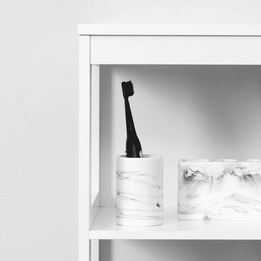 kleankin Estante para Casa de Banho de 5 Níveis Móvel Auxiliar de Armazenamento para Cozinha Sala de Estar Dormitório Estilo Moderno Anti-Tombamento Carga Máx. 30kg 30x30x140cm Branco