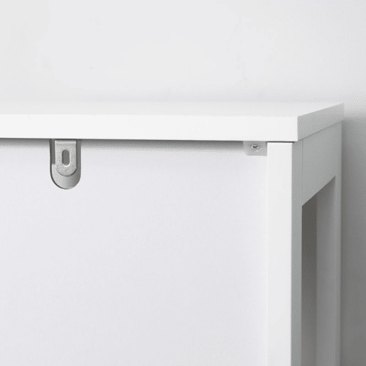 kleankin Estante para Casa de Banho de 5 Níveis Móvel Auxiliar de Armazenamento para Cozinha Sala de Estar Dormitório Estilo Moderno Anti-Tombamento Carga Máx. 30kg 30x30x140cm Branco