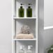 Estantería de Baño MDF kleankin, hogar - baño 30 Estantería de Baño MDF kleankin, hogar - baño 30 Blanco