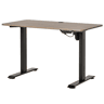 Vinsetto Secretária elétrica de pé Mesa ajustável em altura para escritório com 4 teclas de memória automática inteligente 120x60x72-116 cm moldura preto