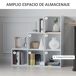 Estantería Forma Escalera Tableros de partículas HOMCOM 91 Estantería Forma Escalera Tableros de partículas HOMCOM 91 Blanco