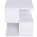 Mesilla Centro 2 Nivele Tablero de partículas HOMCOM 40x40 Mesilla Centro 2 Nivele Tablero de partículas HOMCOM 40x40 Blanco