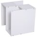 Mesilla Centro 2 Nivele Tablero de partículas HOMCOM 40x40 Mesilla Centro 2 Nivele Tablero de partículas HOMCOM 40x40 Blanco