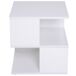 Mesilla Centro 2 Nivele Tablero de partículas HOMCOM 40x40 Mesilla Centro 2 Nivele Tablero de partículas HOMCOM 40x40 Blanco