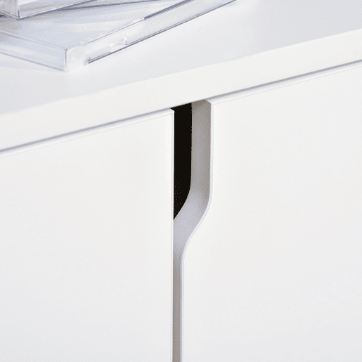 HOMCOM Móvel de TV para Televisores de até 42u201D Móvel de Sala de Estar Moderno com Armário de Dupla Porta e 3 Compartimentos Abertos 120x30x41cm Branco