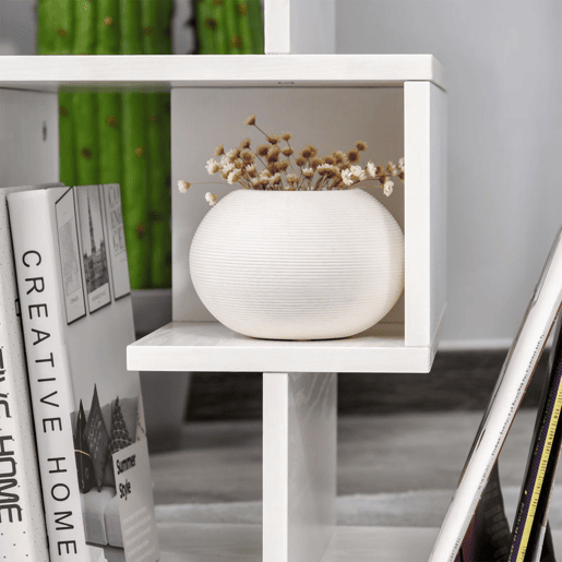 HOMCOM Mesa de Centro Mesa-de-Cabeceira Mesa de Café, Chá Mesas de Apoio para Sala Quarto Estante para Arrumação 45x40x55cm Branco