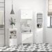Armario Baño de Pared MDF kleankin, hogar - baño 60 Armario Baño de Pared MDF kleankin, hogar - baño 60 Blanco