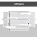 Armario Baño de Pared MDF kleankin, hogar - baño 60 Armario Baño de Pared MDF kleankin, hogar - baño 60 Blanco