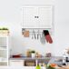 Armario Baño de Pared MDF kleankin, hogar - baño 60 Armario Baño de Pared MDF kleankin, hogar - baño 60 Blanco