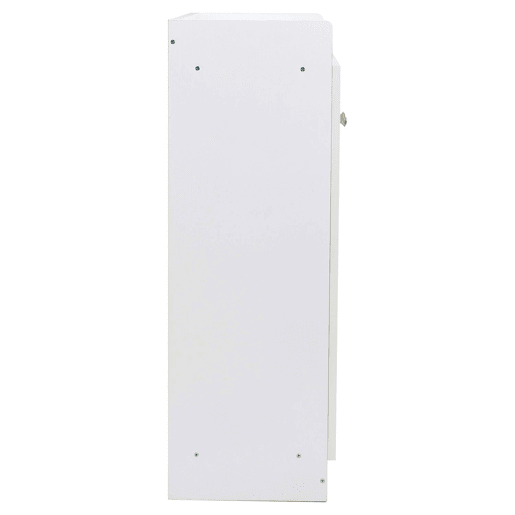 HOMCOM Sapateira Armário Multiuso com 2 Portas Prateleiras Interiores e 4 Prateleiras Exteriores com Altura Ajustável 83x30x90 cm Branco