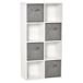 Estantería de 8 Cubo HOMCOM, hogar - muebles de salón 61 Estantería de 8 Cubo HOMCOM, hogar - muebles de salón 61 Blanco