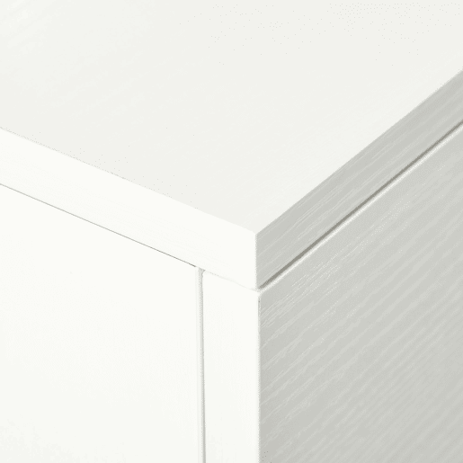 HOMCOM Conjunto de 2 mesas secretária para escritório com rodas 2 gavetas 100x36x88 cm Branco HOMCOM Conjunto de 2 mesas secretária para escritório com rodas 2 gavetas 100x36x88 cm Branco