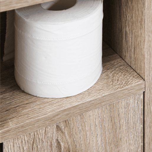 kleankin Armário de Casa de Banho Móvel Auxiliar para Espaço Reduzido com Rodas Prateleiras Abertas Armário e Gaveta 18x30x68,5 cm Madeira kleankin Armário de Casa de Banho Móvel Auxiliar para Espaço Reduzido com Rodas Prateleiras Abertas Armário e Gaveta 18x30x68,5 cm Madeira